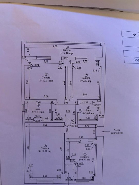 Apartament cu 3 camere, decomandat - Aradului 10, foxfort.ro