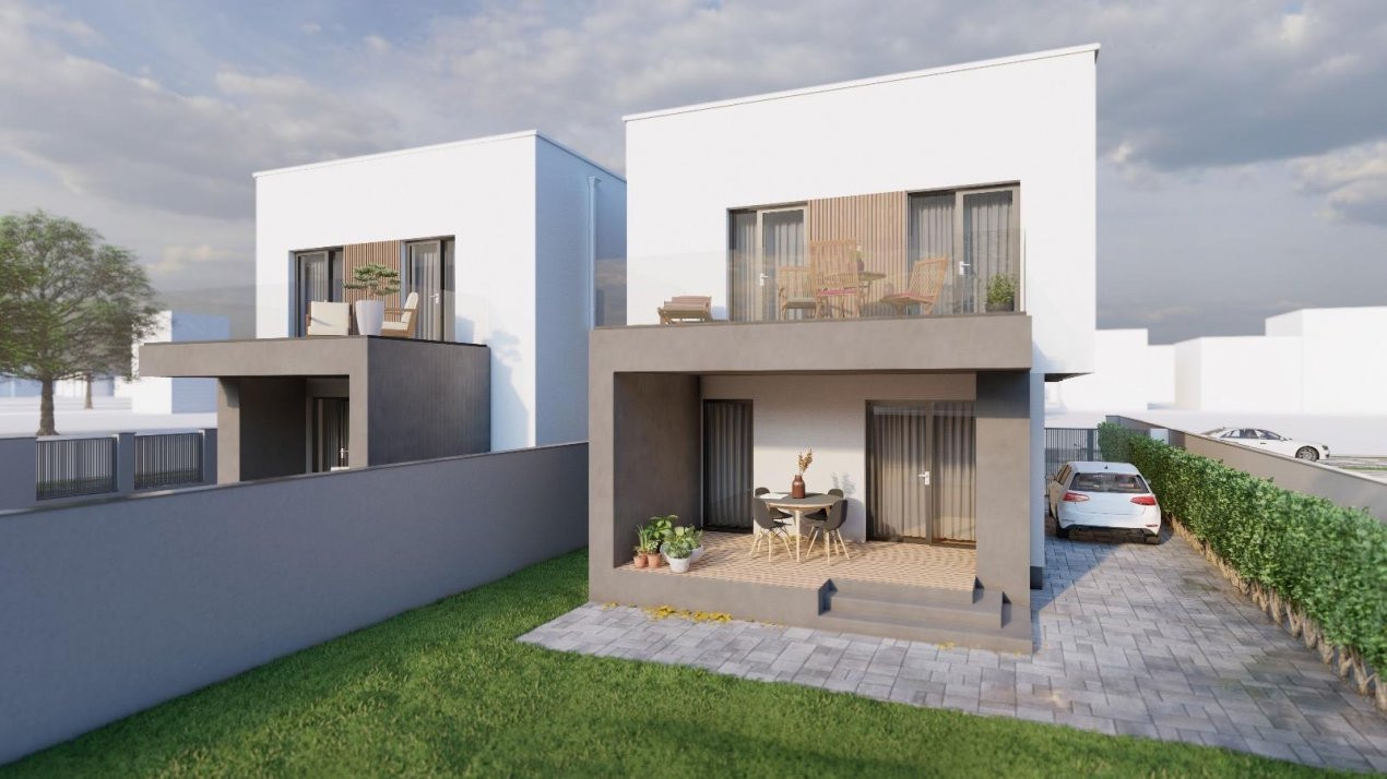 Casa individuala 4 camere, Sacalaz - Cartier nou 6, foxfort.ro