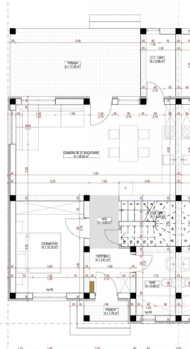 Duplex cu 4 camere si teren de 230 mp, Drumul Boilor - Mosnita  2, foxfort.ro
