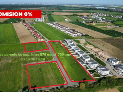 COMISION 0% Parcela teren 630 mp, Bucovat - Pozitie excelenta!
