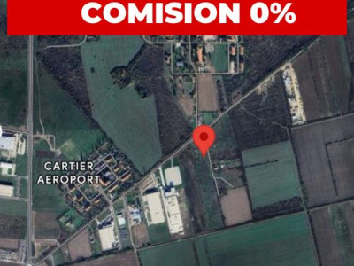 Teren extravilan 11.500mp - Aeroport Timisoara