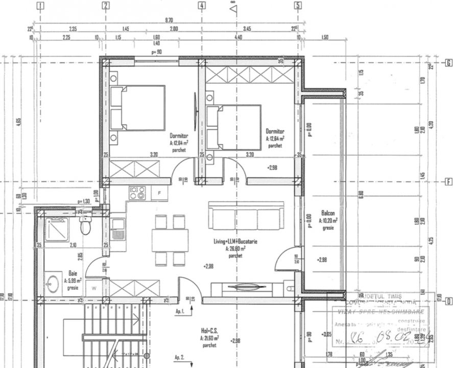 Apartamente de vanzare Mosnita Noua Est 2