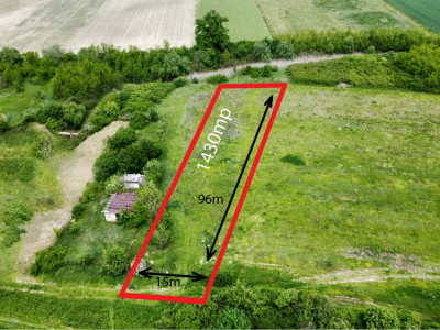 Teren extravilan de 1430 mp de vanzare, zona Urseni