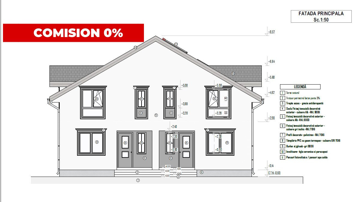 COMISION 0% Duplex 4 camere, Sacalaz - Panouri fotovoltaice 1, foxfort.ro