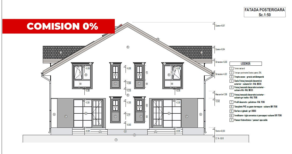 COMISION 0% Duplex 4 camere, Sacalaz - Panouri fotovoltaice 2, foxfort.ro