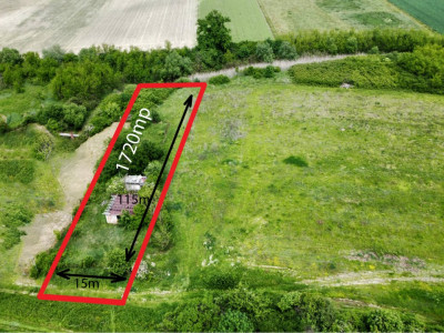 Teren extravilan de 1720 mp de vanzare, zona Urseni