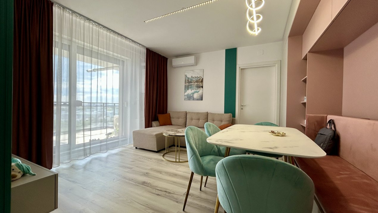 COMISION 0% Apartament de vanzare 3 camere mobilat si utilat Denya Forest 3, foxfort.ro