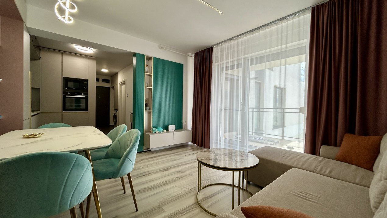 COMISION 0% Apartament de vanzare 3 camere mobilat si utilat Denya Forest 5, foxfort.ro