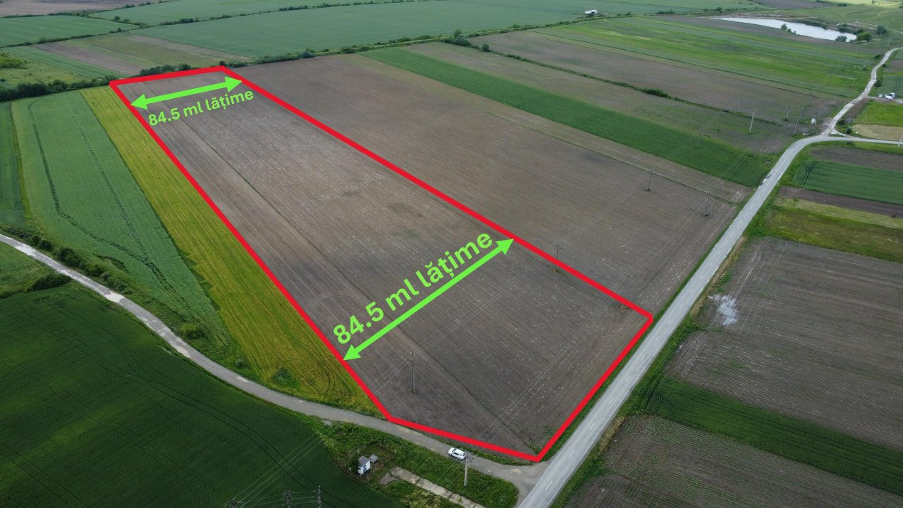 COMISION 0% Teren intravilan 40.600 mp cu front de 84,5 ml, zona Bucovat 1, foxfort.ro