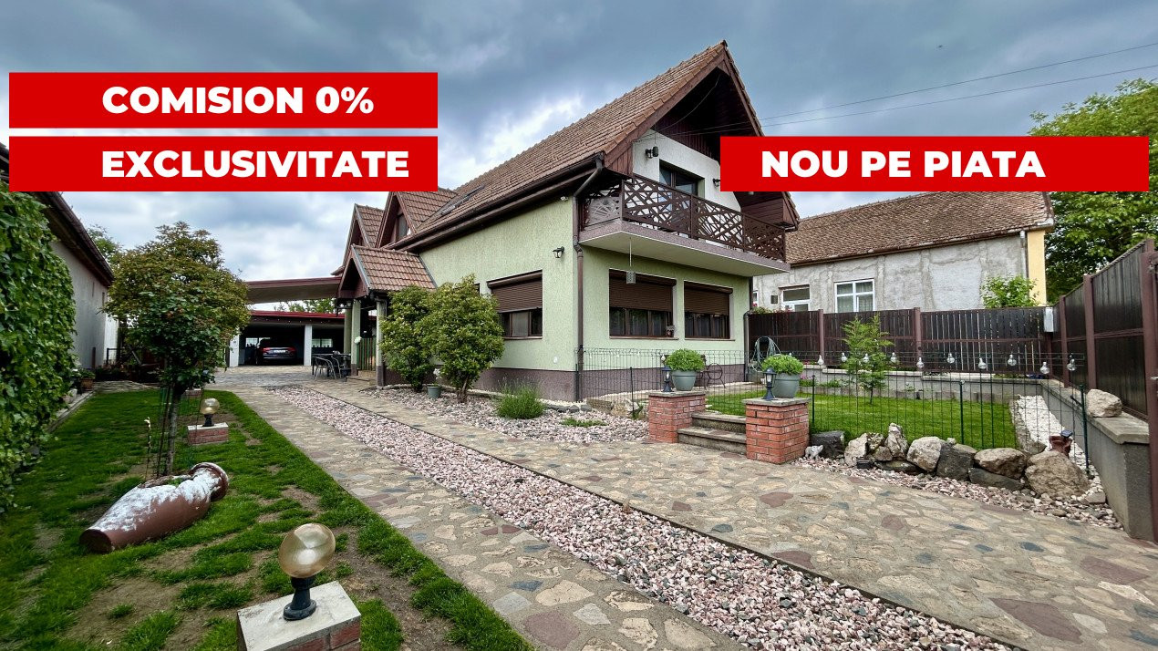 COMISION 0% Casa individuala 4 camere utilata, cu garaj dublu - Giarmata 1, foxfort.ro