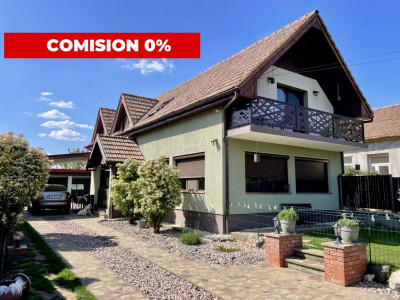 COMISION 0% Casa individuala 4 camere utilata, cu garaj dublu - Giarmata