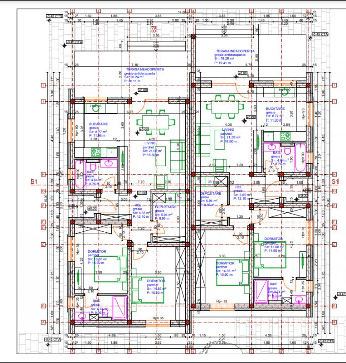 COMISION 0% Duplex cu 3 camere si teren de 360 mp, zona Giarmata 2, foxfort.ro