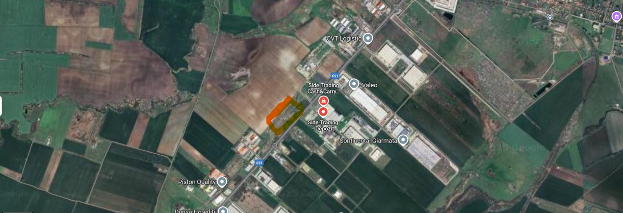 COMISION 0% Teren intravilan de inchiriat de 1952 mp - zona Giarmata 1, foxfort.ro