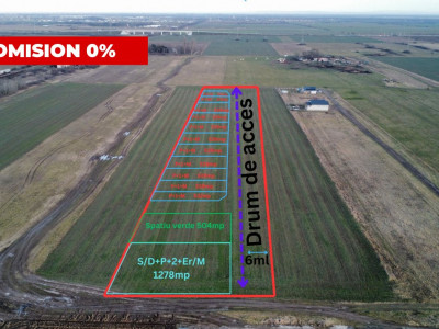 Parcele de teren 539 mp cu PUZ in lucru - Ideal pentru Investitii
