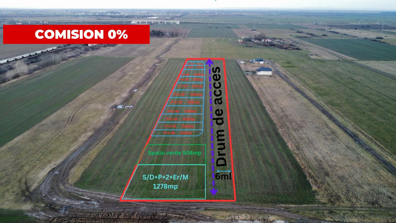 Teren de bloc 1.278mp cu PUZ in lucru - Ideal pentru Investitii 1, foxfort.ro