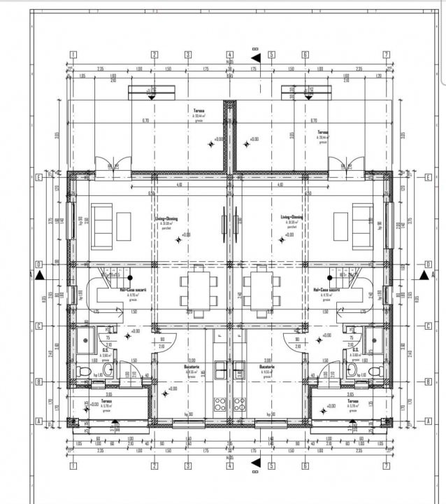 Duplex cu 4 camere si teren de 270 mp + 2 locuri de parcare - Ghiroda 2, foxfort.ro