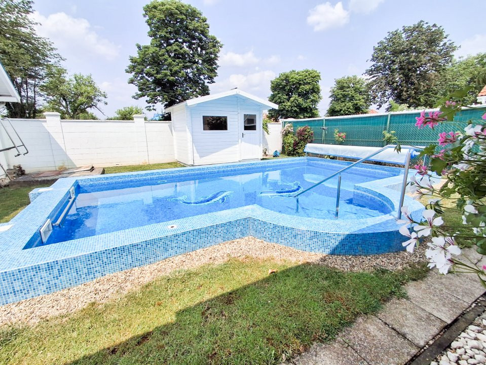 Casa individuala de vanzare in Timisoara cu sauna si piscina, zona Fratelia 19, foxfort.ro