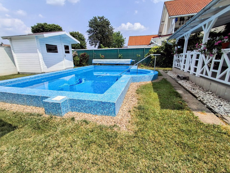 Casa individuala de vanzare in Timisoara cu sauna si piscina, zona Fratelia 18, foxfort.ro