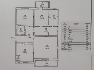 Apartament cu 3 camere, decomandat, Girocului imagine mica 26, foxfort.ro