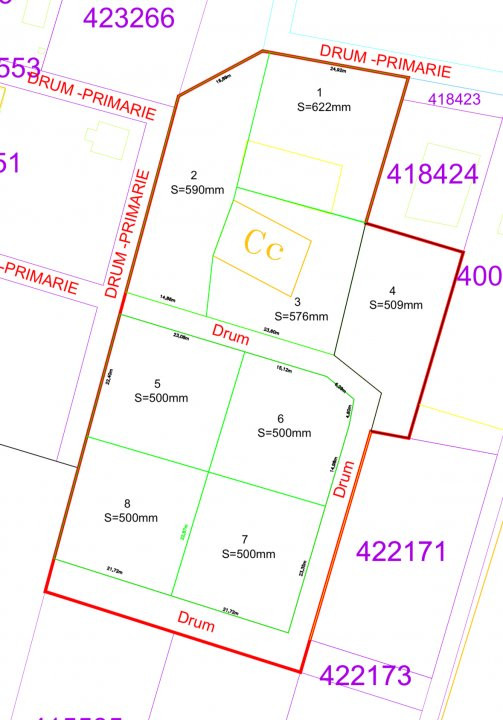 COMISION 0% Parcela Teren 500 mp cu toate utilitatile – Albina 2, foxfort.ro