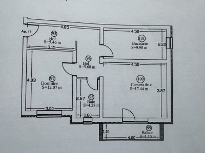 Apartament cu 2 camere, 55 mp - Zona Calea Urseni imagine mica 9, foxfort.ro