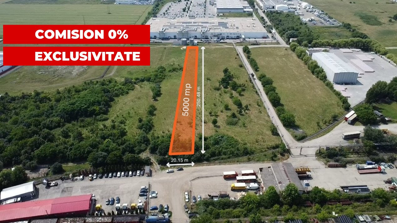 COMISION 0% Teren de vanzare intravilan de 5000 mp in zona Sagului 1, foxfort.ro