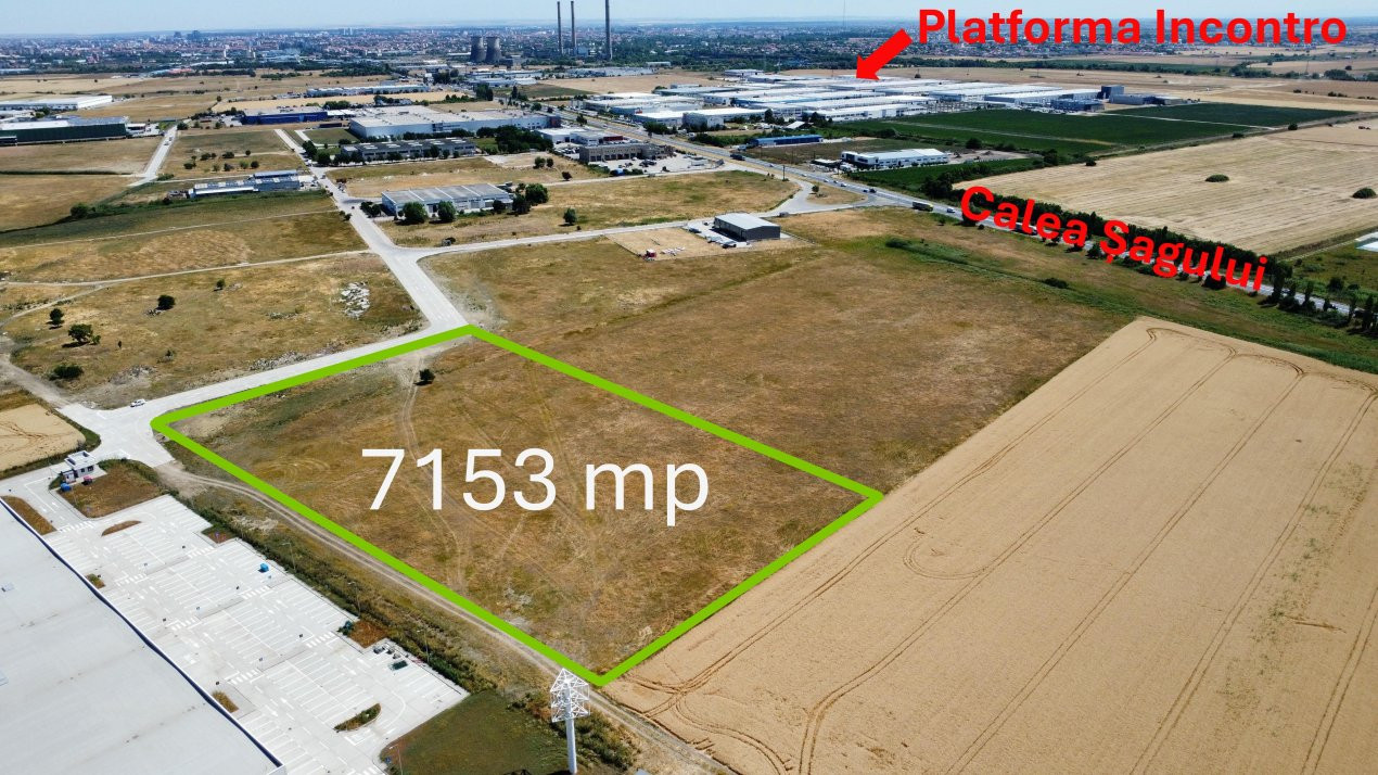 Comision 0% Teren intravilan industrial in Timisoara - Zona Calea Sagului 1, foxfort.ro