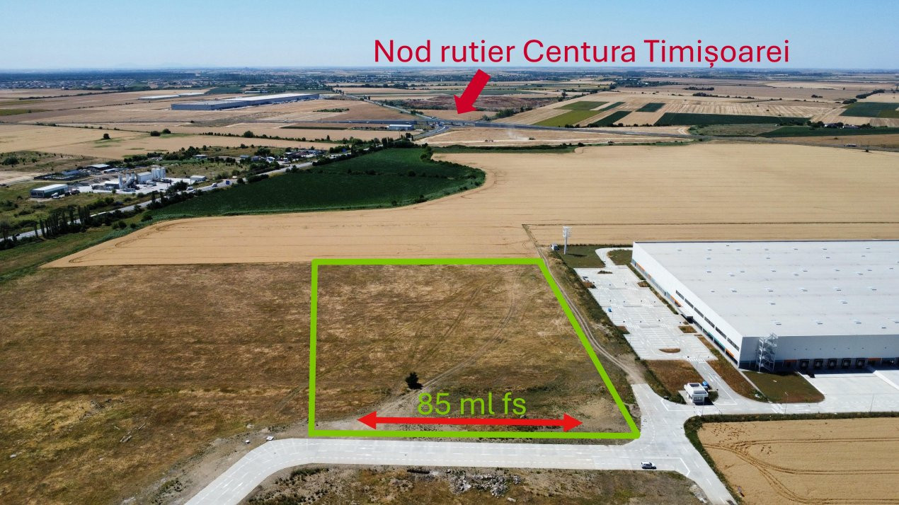 Comision 0% Teren intravilan industrial in Timisoara - Zona Calea Sagului 2, foxfort.ro