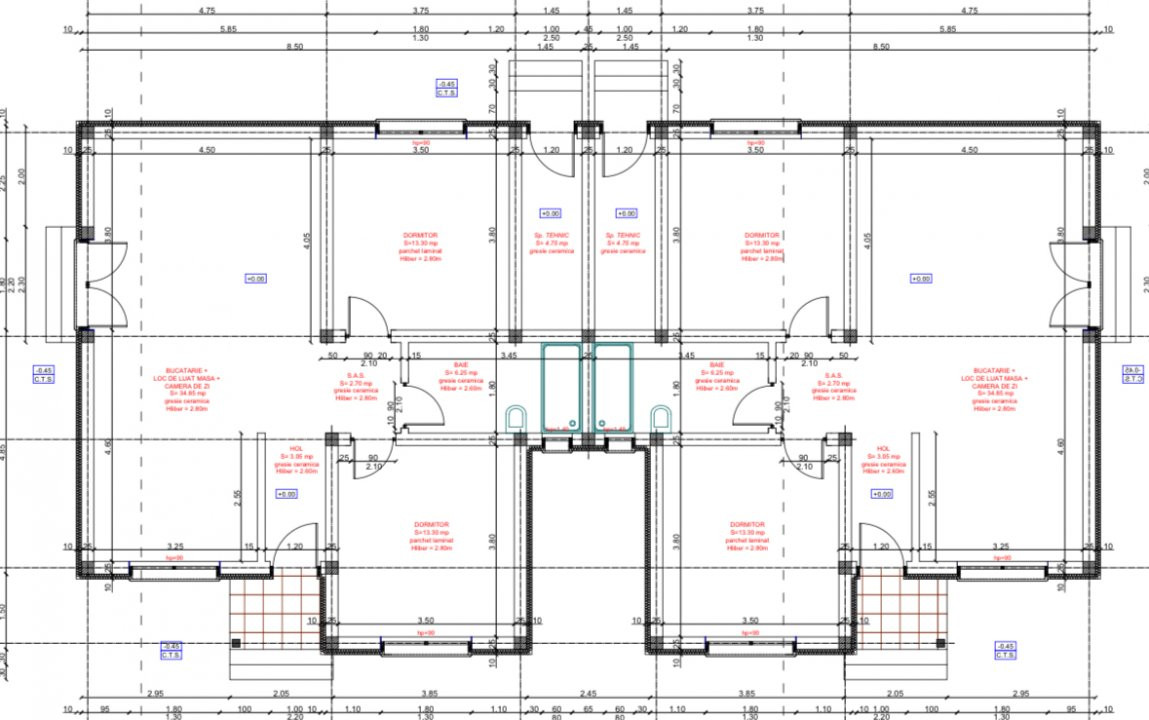 COMISION 0% Duplex individual cu 3 camere si 380 mp teren - Mosnita Noua 3, foxfort.ro