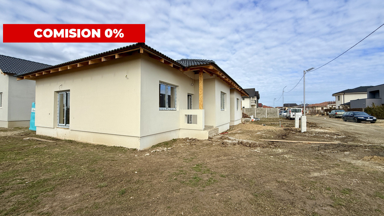 COMISION 0% Duplex individual cu 3 camere si 380 mp teren - Mosnita Noua 1, foxfort.ro