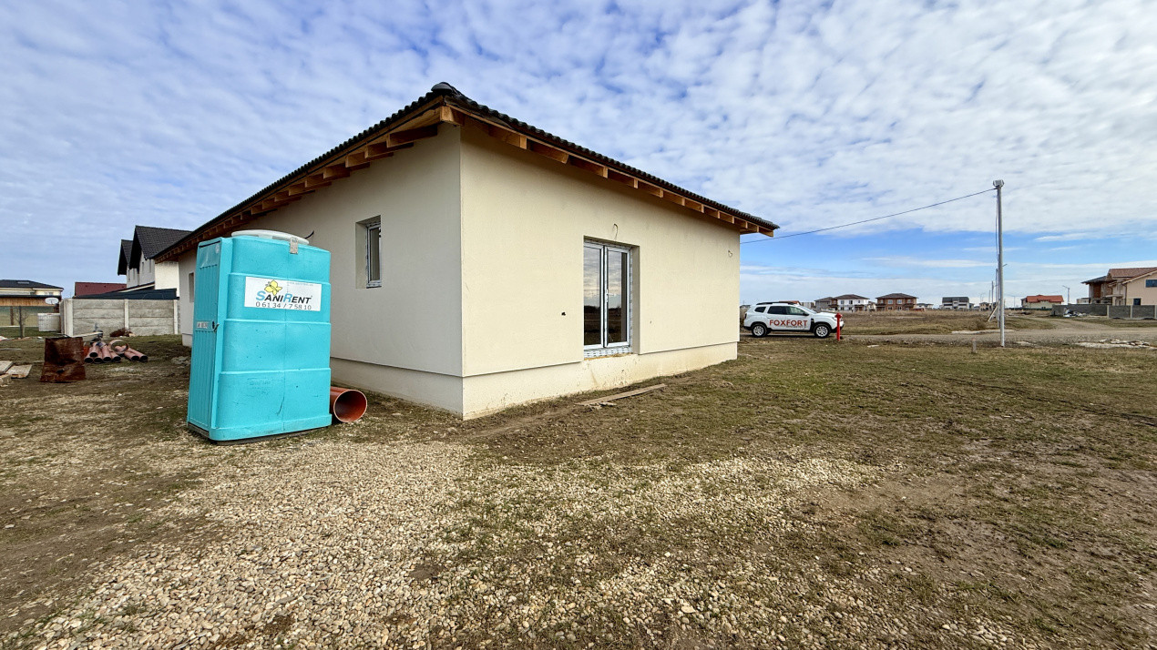 COMISION 0% Duplex individual cu 3 camere si 380 mp teren - Mosnita Noua 2, foxfort.ro