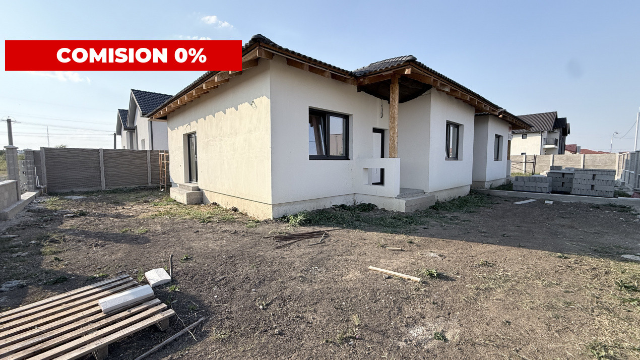 COMISION 0% Duplex individual cu 3 camere si 380 mp teren - Mosnita Noua 1, foxfort.ro