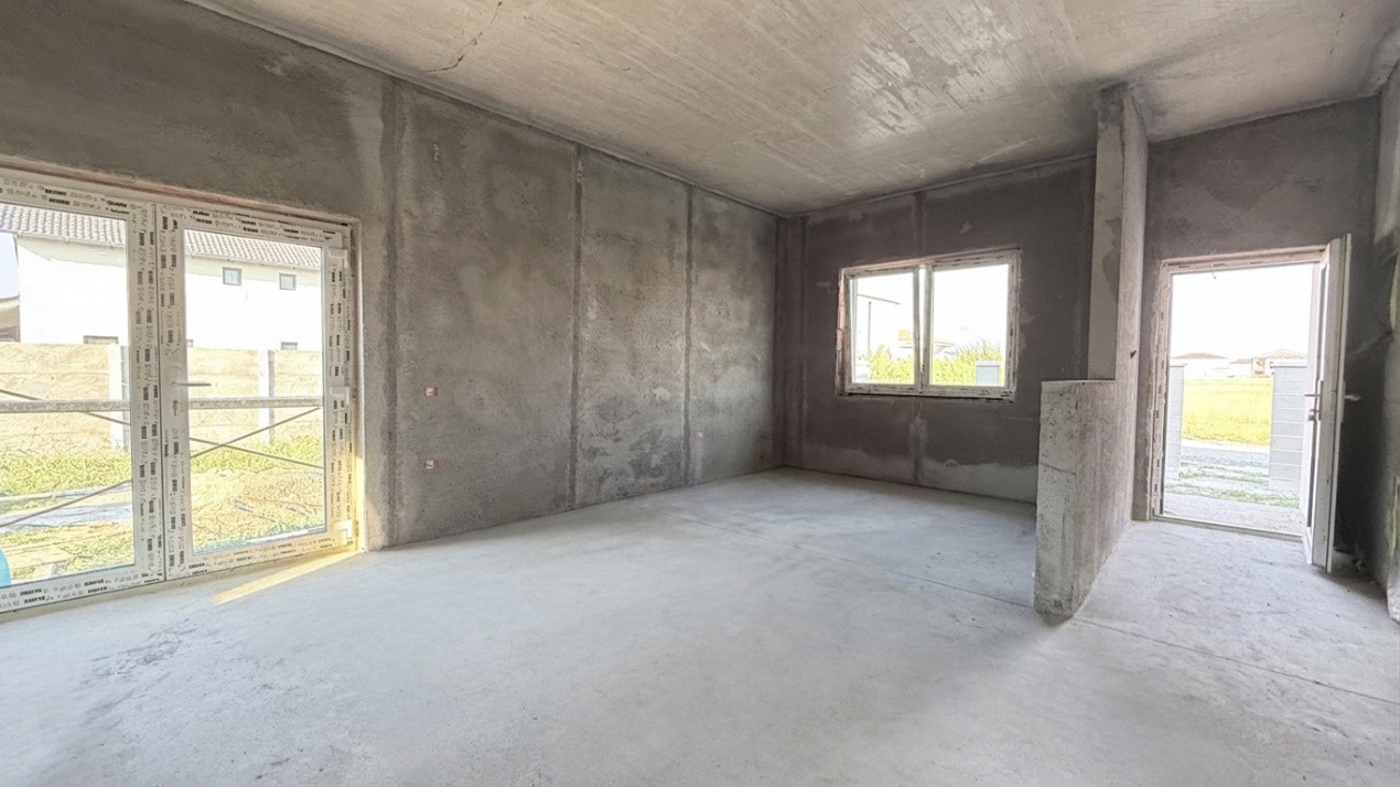 COMISION 0% Duplex individual cu 3 camere si 380 mp teren - Mosnita Noua 4, foxfort.ro