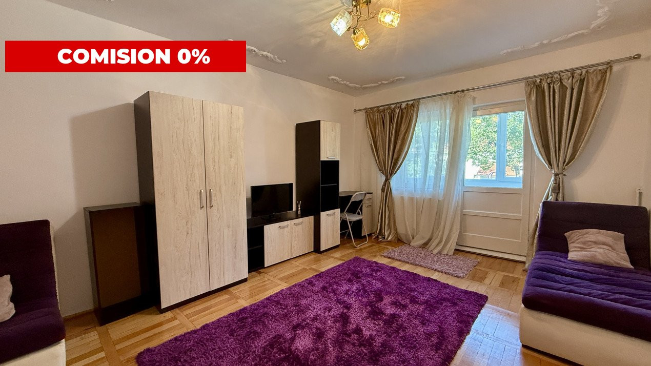 COMISION 0% Apartament cu o camera, balcon de inchiriat, zona Aem 1, foxfort.ro