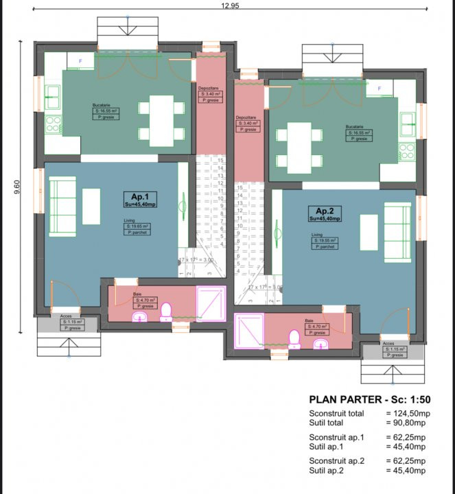 COMISION 0% Duplex Mosnita cu 95 mp utili si 3 camere 5, foxfort.ro