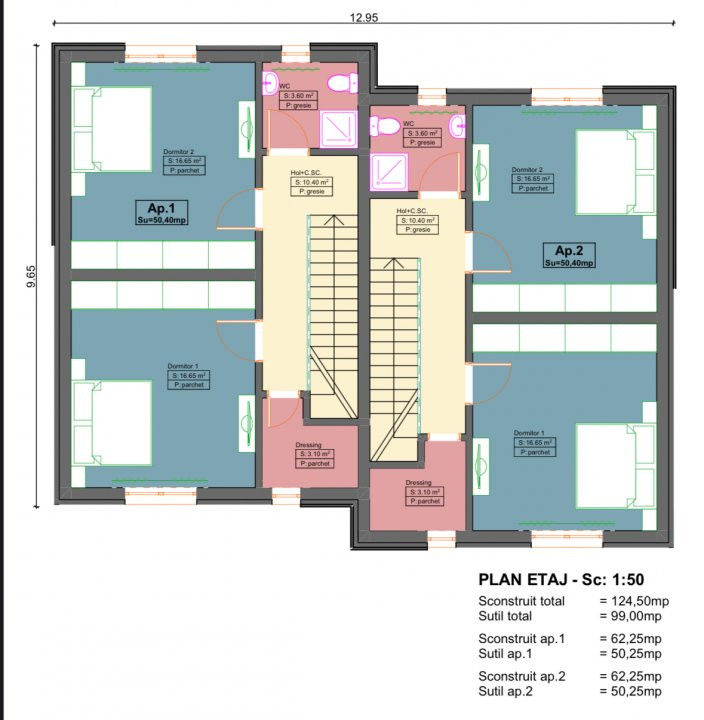 COMISION 0% Duplex Mosnita cu 95 mp utili si 3 camere 6, foxfort.ro