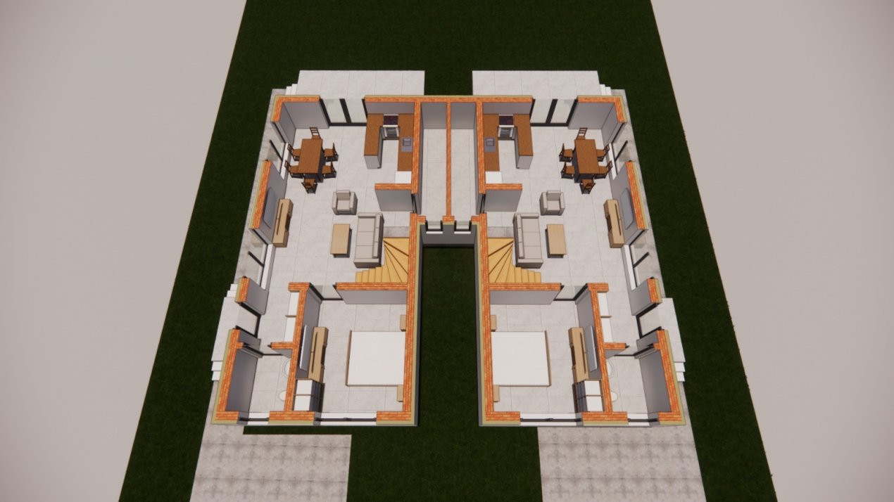 Duplex individual Mosnita cu 5 camere, 3 bai, zona Noul Lidl 2, foxfort.ro
