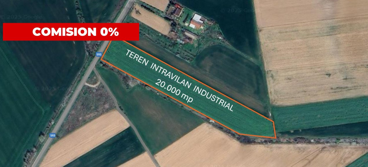 COMISION 0% Teren intravilan de 20.000 mp, front de 52 ml, zona Sag 1, foxfort.ro