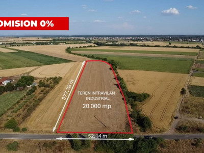 COMISION 0% Teren intravilan de 20.000 mp, front de 52 ml, zona Sag imagine mica 2, foxfort.ro