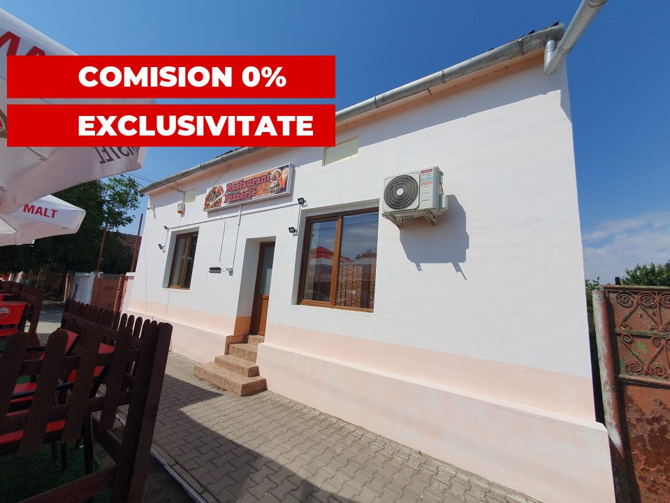 COMISION 0% Spatiu comercial cu 4 incaperi de vanzare in Denta, zona Central 1, foxfort.ro