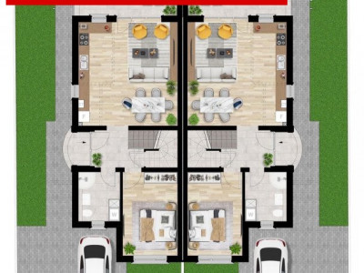 COMISION 0% Duplex cu 4 camere si teren 280 mp, zona Remetea Mare