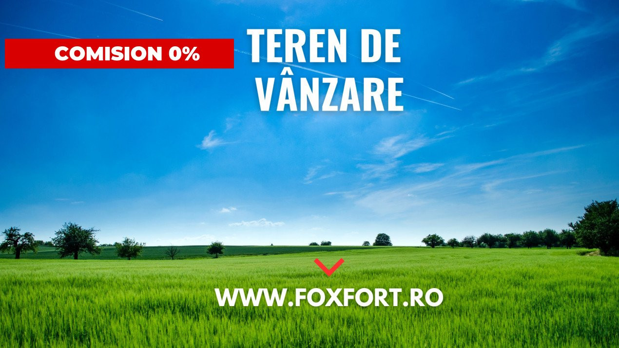 COMISION 0 % Teren extravilan 10.000 mp - Mosnita Noua - Zona Lidl 1, foxfort.ro
