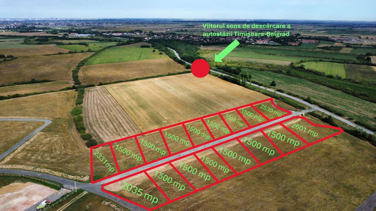 COMISION 0% Teren industrial cu utilitati, acces TIR - Mosnita 1, foxfort.ro
