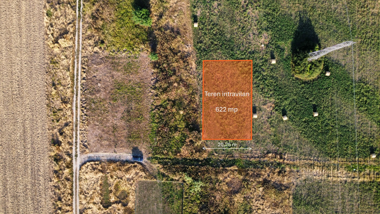 COMISION 0% Teren de 622 mp intravilan pretabil casa, zona Chisoda 1, foxfort.ro