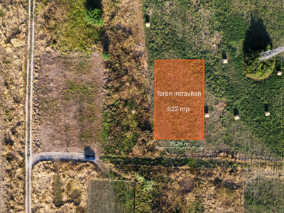 COMISION 0% Teren de 622 mp intravilan pretabil casa, zona Chisoda