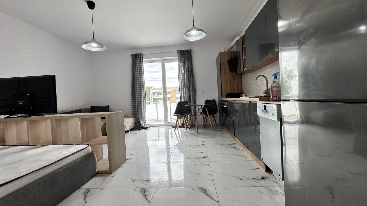 COMISION 0% Apartament cu o camera de 34 mp, etaj 2 - Giroc 5, foxfort.ro