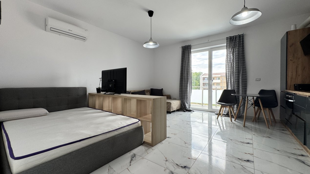 COMISION 0% Apartament cu o camera de 34 mp, etaj 2 - Giroc 6, foxfort.ro