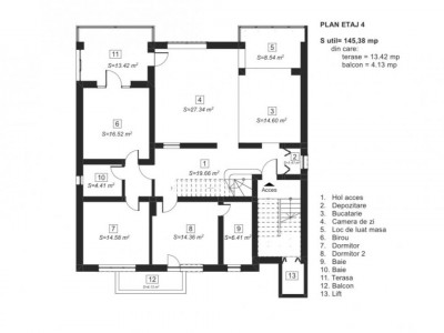 Penthouse pe 2 nivele, zona Complex Studentesc imagine mica 15, foxfort.ro