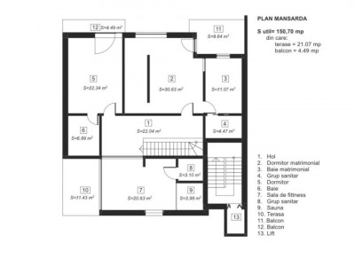 Penthouse pe 2 nivele, zona Complex Studentesc imagine mica 9, foxfort.ro