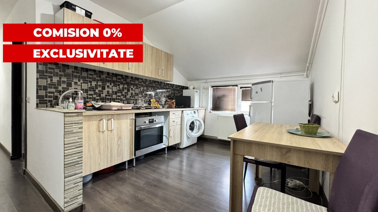 COMISION 0% Apartament cu 2 camere decomandat, zona Spitalul Judetean 1, foxfort.ro